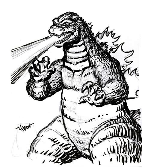 Download and print these of godzilla coloring pages for free. Godzilla Coloring Pages - Free Large Images - Coloring Home in 2020 | Godzilla tattoo, Godzilla ...