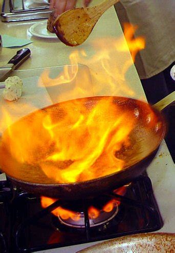 Hope you have a nice dinner. Flambe - How To Flambe Safely, Whats Cooking America