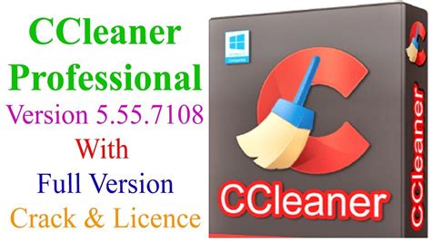 Ccleaner Professional V5557108 With Cracklicense Key Youtube