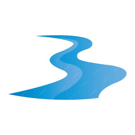 Premium Vector River Icon Logo Vector Design Template