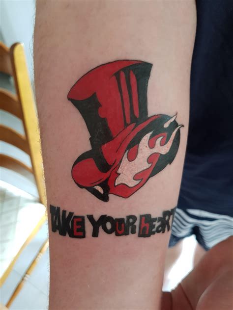 This is why placing this tattoo on your back or shoulders is the best idea. Just got my first tattoo : Persona5