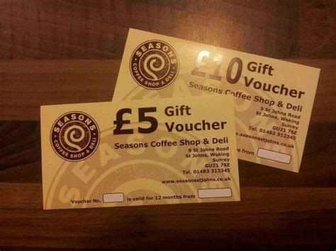 Thanks for visiting our web store. Gift vouchers available - Picture of Seasons Coffee Shop ...