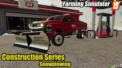 Fs19 Construction Series Silverado 4500hd Dump Truck Snowplowing