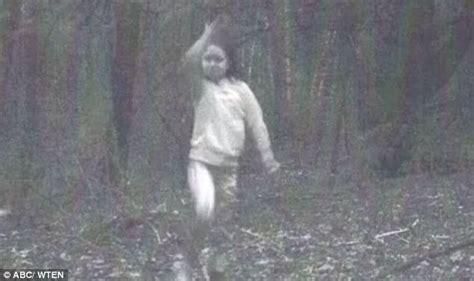 Creepy Photo Of Ghost Girl Caught On Trail Camera In Ny Daily Mail Online