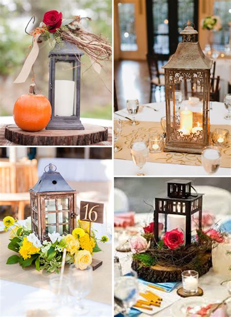 If you love thrift shopping, consider this rustic wedding centerpiece idea another opportunity to tap into. Rustic Lanterns For Weddings