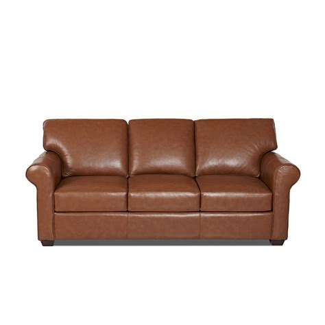 Choose from various styles, colors & shapes. Wayfair Custom Upholstery Rachel Leather Sleeper Sofa ...