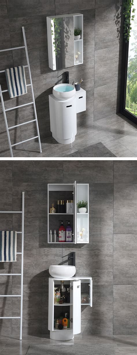 Cheap bath mirrors, buy quality home improvement directly from china suppliers:dormitory wall mounted vanity mirror foldable rotating single mirror home bathroom free punching hd round vanity mirror enjoy free shipping worldwide! round bathroom vanity set with oval mirror or medicine ...