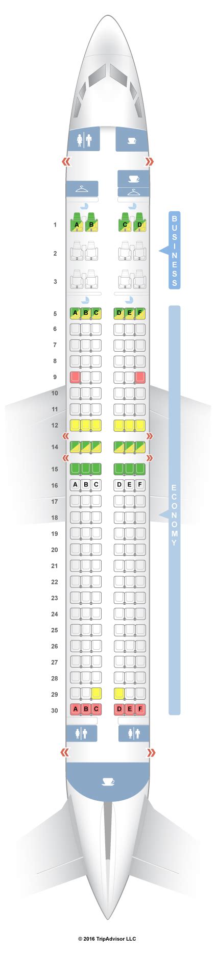 Seatguru Seat Map Silkair Boeing 737 800 738