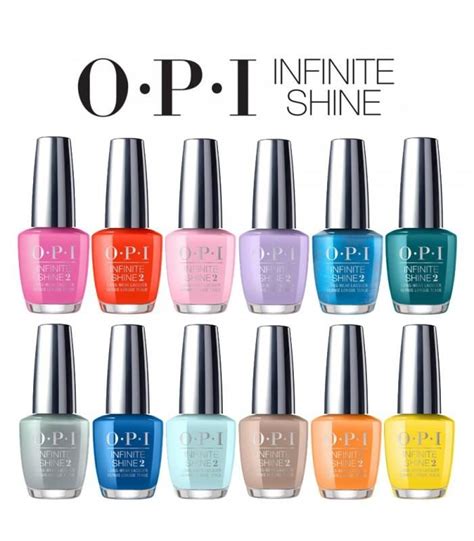 Opi Infinite Shine Nail Polish Fiji Collection 12 Colors Nail Polish