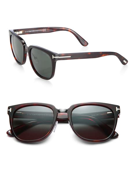 tom ford rock 55mm wayfarer sunglasses in multicolor lyst