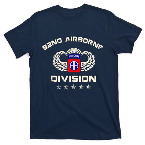 82nd Airborne Paratrooper Veteran Flag Veterans Day T Shirt