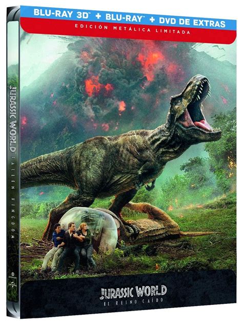 Jurassic World El Reino Caido Bd D Bd Dvd Extras Edicin Met