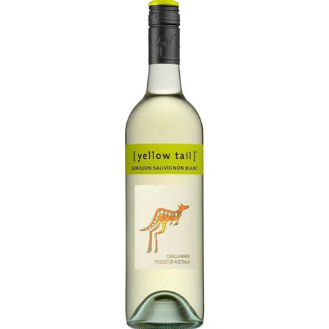 Yellow Tail Semillon Sauv Blanc White Wine Case 12 Bottles Fast