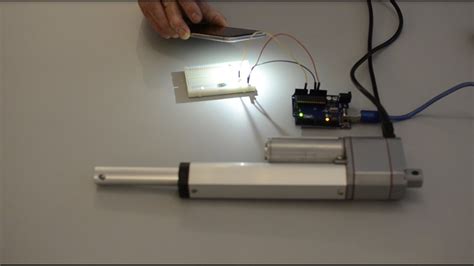 Light Controlled Linear Actuator Youtube