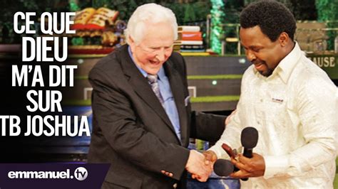 Prophet tb joshua teaches his views that challenges are the soils on which faith grows. La RÉVÉLATION que Dieu m'a donnée sur TB JOSHUA ...
