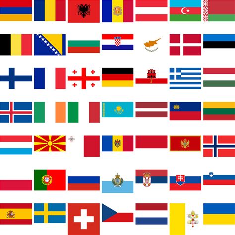 Download Flags of European Countries Vector | Super Coloring