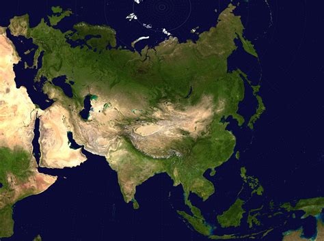 Large detailed satellite map of Asia. Asia large detailed ...