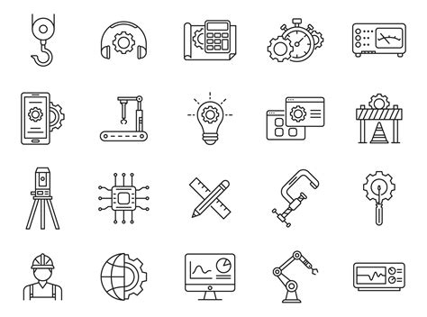 Engineering Vector Icons 03