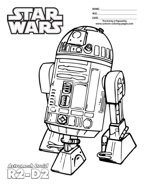 Free Printable R2d2 Coloring Pages