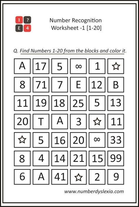 58 Printing Numbers 1 20 Worksheets Most Complete School Info