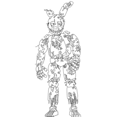 Не твоя плоть насыщает меня. SpringTrap in Progress by J04C0 on DeviantArt