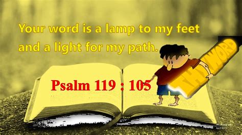 Psalm 119 105 Your Word Is A Lamp To My Feet W Accompaniment