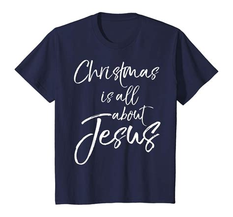 Cute Christian Christmas Quote Christmas Is All About Jesus T Shirt