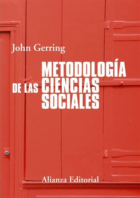 Metodologia De Las Ciencias Sociales Libro Del 2014 Escrito Por John