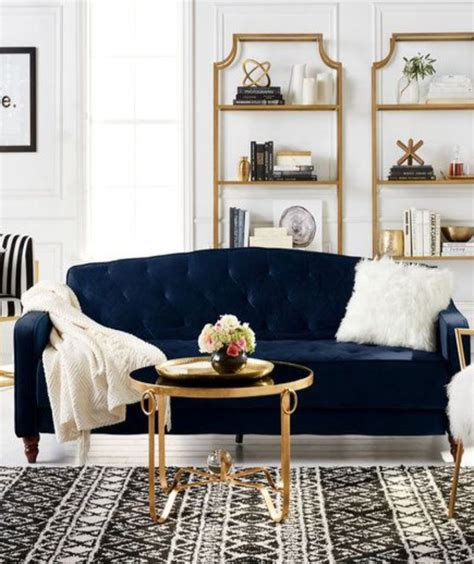 Blue is actually my favorite color, cobalt, navy, you name it, i love it. Blue Velvet Sofas to your Living Room Decor - Modern Sofas