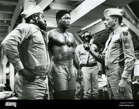 Actors Art Evans Larry Riley And Adolph Caesar In The Movie A Soldier