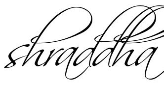 √完了しました！ calligraphy shraddha name art 199689