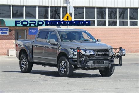 Ford F 150 Raptor Light Testing Mule Spotted With Aviator Headlights