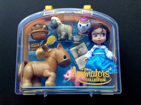 Disney Store Animators Collection 5 Mini Doll Play Set Belle