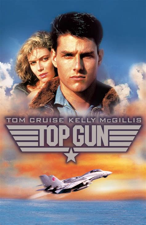 Top Gun Poster Movie Tom Cruise Orange Sky 11 X 17 Inches