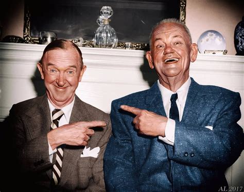 Laurel And Hardy 1956 Last Photo Of Them Taken Together Laurel And