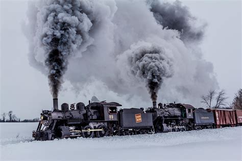 Pennsylvania Railroad Steam Locomotive Train