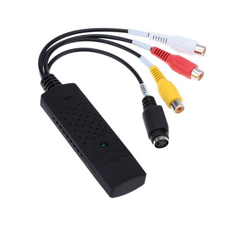 buy premiumx easy cap usb 2 0 video and audio capture card adapter composite rca input for tv dvd