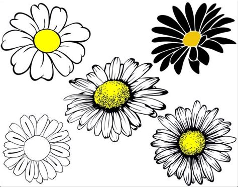 Daisy Clipart Svg - 225+ DXF Include