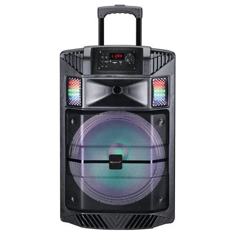 15 Portable Bluetooth Dj Speaker With Disco Light Efect