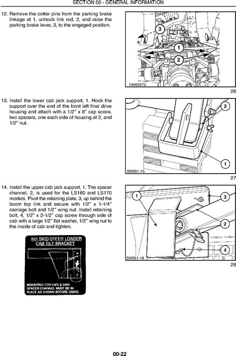 New Holland LS160, LS170 Skid Steer Loader Service Manual / Deere