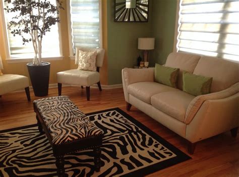 Zebra print living room | Room, Printed rugs, Living room