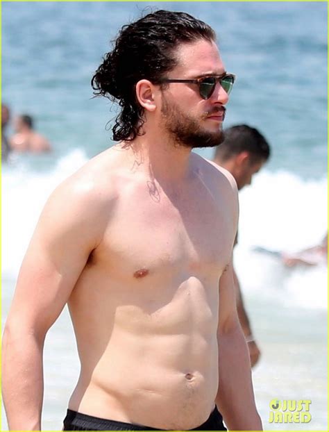 Kit Harington Lets People Touch His Ripped Abs In Rio Photo 3541887 Kit Harington Shirtless