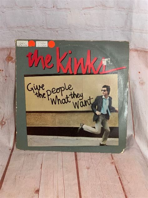 Vinyl Record The Kinks Give The People What They Want Boardwalk Vintage