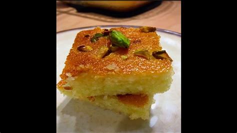 This yummy and healthy sooji atta cake recipe is prepared with semolina, curd, sugar, wheat flour and few other ingredients which is easily available in our kitchen/pantry. How to make Egyptian BASBOUSA/Semolina Cake ️ - YouTube