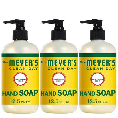 Amazon 3 Pack Mrs Meyers Clean Day Hand Soap Honeysuckle As Low As