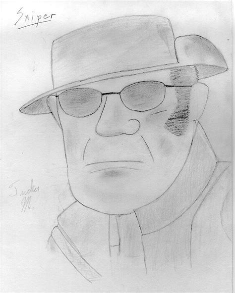 Tf2 Sniper Sketch By Iscoot On Deviantart