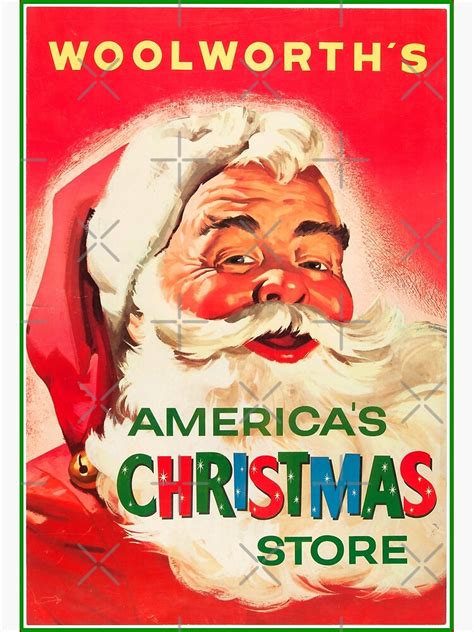 Woolworths Americas Christmas Store Poster For Sale By Teearcade84