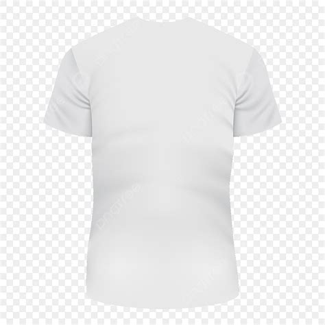 Tshirt Back Mockup Vector Art Png Back Of White Tshirt Mockup