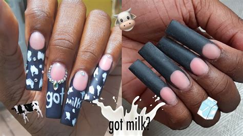 See more ideas about cow nails nails nail designs. Acrylic/polygel Nails: Cow print nails | Nail Tutorial ...