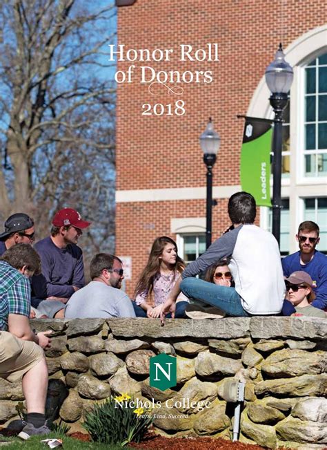 Nichols College Honor Roll of Donors 2018 by Nichols ...
